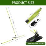 Golf Alignment Stick Holder and Swing Trainer