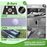 Zensouds 10x7FT Golf Net and Practice Mat