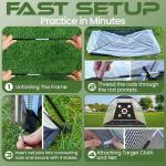 Backyard Golf Practice Net with Mat and Balls