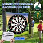 Double-Sided Golf Chipping Game with Mat and Balls