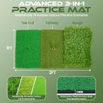 Backyard Golf Practice Net with Mat and Balls