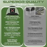 Backyard Golf Practice Net with Mat and Balls