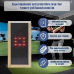 Golf Launch Monitor Protective Shield and Case