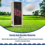 Golf Launch Monitor Protective Shield and Case