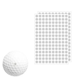 White Reflective Dot Stickers for Golf Clubs & Balls