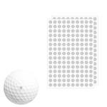 White Reflective Dot Stickers for Golf Clubs & Balls