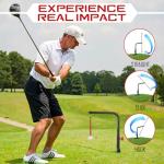 KIDZIES Adjustable Golf Swing Trainer for Kids