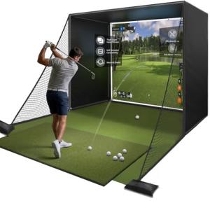 10x8 Ft Golf Simulator Net with Impact Screen