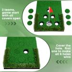 Indoor Outdoor Golf Putting Game Set with Accessories