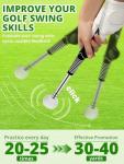 Retractable Golf Swing Trainer with Arm Band