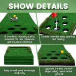 Indoor Outdoor Golf Putting Game Set with Accessories
