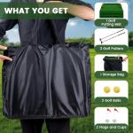 Indoor Outdoor Golf Putting Game Set with Accessories