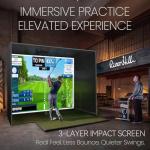 10x8 Ft Golf Simulator Net with Impact Screen