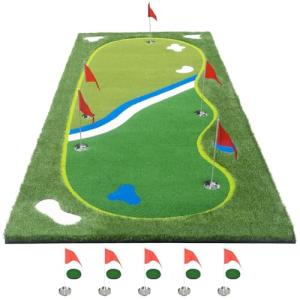 Indoor Golf Putting Green Mat - 5FT×10FT/5FT×12FT