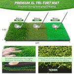 Zensouds 10x7FT Golf Net and Practice Mat