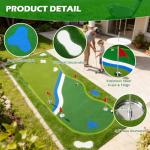 Indoor Golf Putting Green Mat - 5FT×10FT/5FT×12FT