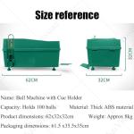 ShaiVrissian Golf Ball Dispenser with Adjustable Tripod