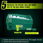 ShaiVrissian Golf Ball Dispenser with Adjustable Tripod