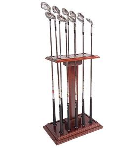 Wooden Club Display Rack for 10 Clubs