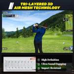 Aerixtron Golf Simulator Impact Screen - 3D Air Mesh