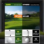 Aerixtron Golf Simulator Impact Screen - 3D Air Mesh