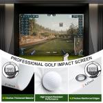 Aerixtron Golf Simulator Impact Screen - 3D Air Mesh