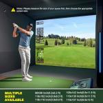 Aerixtron Golf Simulator Impact Screen - 3D Air Mesh