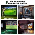 Aerixtron Golf Simulator Impact Screen - 3D Air Mesh