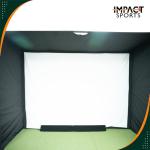 39” Golf Simulator Enclosure Triangle Bumper Guards