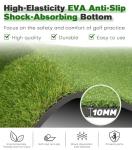 Dual-Turf Golf Mat 5x4ft for Indoor and Outdoor