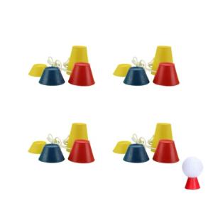 Curtek 16-Piece Indoor Golf Rubber Tee Set