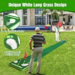 KEMLDIVS Golf Putting Game Set with Mat & Balls