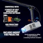 Golf Simulator Enclosure Kit with 4K Impact Screen