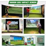 Aikeec Ultra-Clear Golf Simulator Impact Screen 10x13 ft