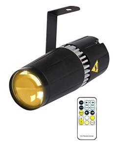 SENLAN 6W LED Pinspot Stage Light with IR Controller
