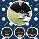 Funny Golf Socks for Men - Perfect Gift!