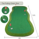 Large Indoor/Outdoor Golf Putting Green Mat 5x12ft