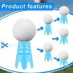 30-Pack Golf Simulator Tees for Indoor and Outdoor