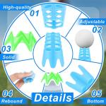 30-Pack Golf Simulator Tees for Indoor and Outdoor