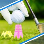 30-Pack Golf Simulator Tees for Indoor and Outdoor