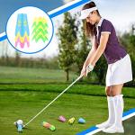 30-Pack Golf Simulator Tees for Indoor and Outdoor