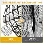 10x7ft Portable Golf Hitting Net & Simulator