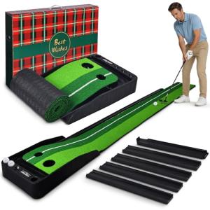 Fitvids Automatic Ball Return Golf Putting Mat