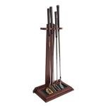 Wooden Golf Putter Stand - Holds 4 Putters
