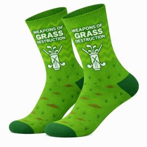 Funny Golf Socks for Men - Perfect Gift!