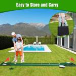 KEMLDIVS Indoor Golf Putting Game Set with Accessories