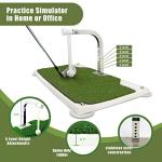 Adjustable Golf Swing Trainer for Home Practice