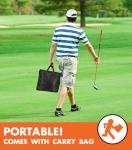 10x7ft Heavy Duty Portable Golf Practice Net