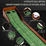 Indoor Golf Putting Green with Auto Ball Return