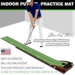 Dachenus Indoor Putting Green with Automatic Ball Return